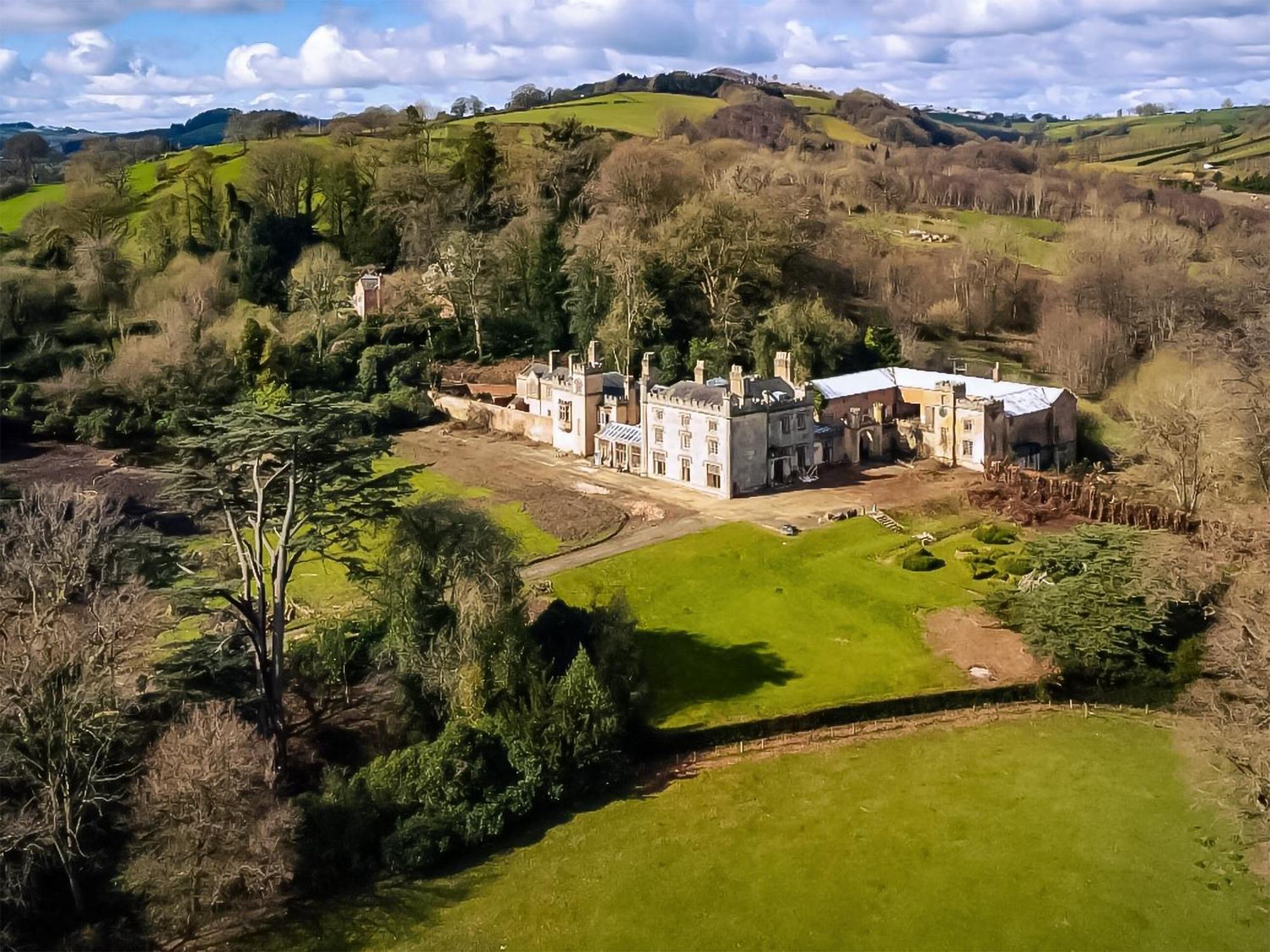 Apartment At Llanerchydol Hall Welshpool Eksteriør bilde